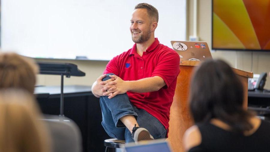 Trevor Oftedal teaching